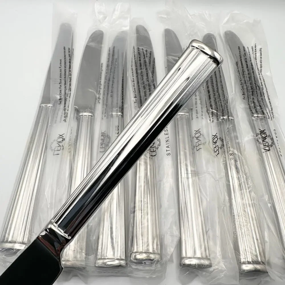 Lenox Stainless Vietnam Lanford New Dinner Knives Set Flatware Replacement 8 Set